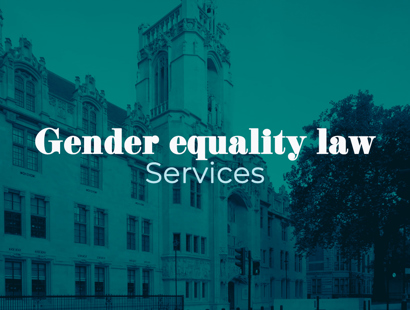 Image of UK supreme court with green overlay. Navigating equality law after the Supreme Court judgment in For Women Scotland Ltd v The Scottish Ministers