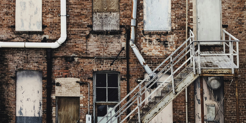 A disused victorian building. Guarding your boundaries: what to do when you have unwanted visitors
