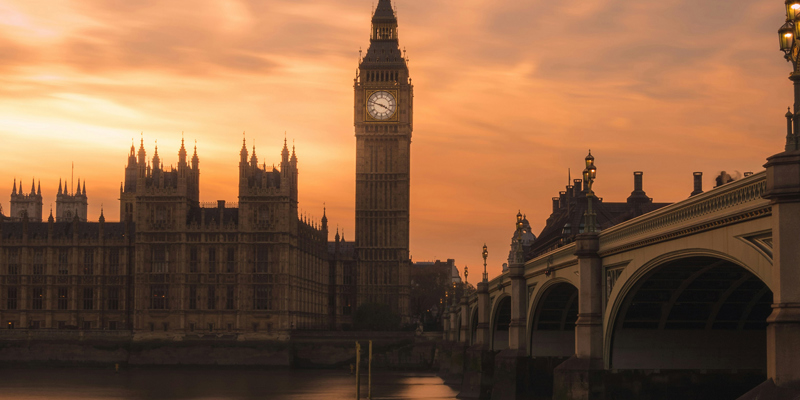 The Houses of Parliament at dusk from across the River Thames. “A missed opportunity”: what the Spring Budget means for private clients—eprivateclient
