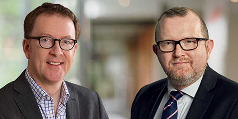 Russell Cooke Lawyers Jonathan Thornton and James Carroll.