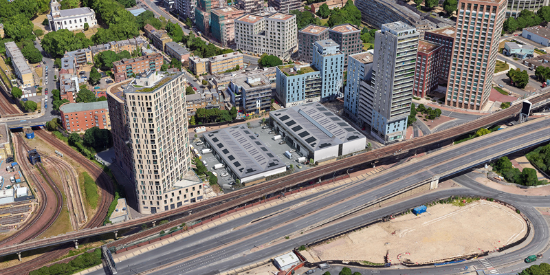 Architectural visualisation of Poplar Business Park