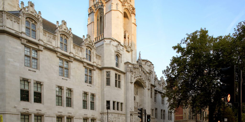 The UK Supreme Court exterior. Landmark decision: Supreme Court’s ruling on injunctions and the rights of 'newcomers’